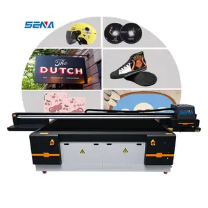 Profesi 250*130cm ramah lingkungan Format besar UV Inkjet Flatbed Printer untuk 3D timbul ubin kawat cincin mesin cetak karpet