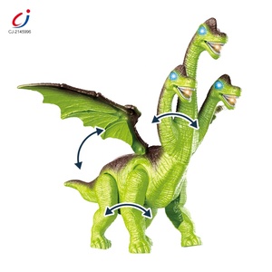 Chengji - <span class=keywords><strong>Dinosaurio</strong></span> Eléctrico Tricéfalos que Camina y Pone Huevos, Juguetes <span class=keywords><strong>de</strong></span> Dinosaurios <span class=keywords><strong>con</strong></span> Sonido y Luz - Product Image 4