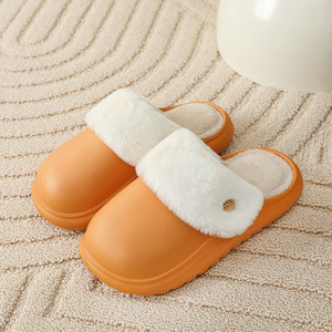 Detachable cotton <b>slippers</b> <b>waterproof</b> autumn and winter 2025 new indoor home warm shoes anti slip - Product Image 6