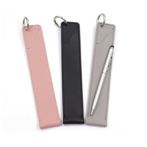 Étui à stylos portable en cuir PU, organiseur, <span class=keywords><strong>pochette</strong></span> à crayons suspendue, simple, avec clip pour stylo, <span class=keywords><strong>pochette</strong></span> à stylos avec porte-clés pour <span class=keywords><strong>Apple</strong></span> <span class=keywords><strong>Pencil</strong></span> - Product Image 2