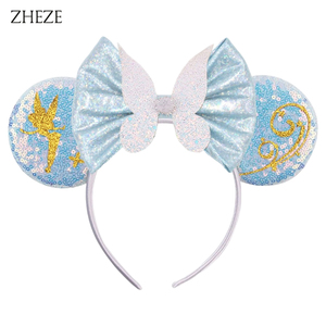 Cosplay ELF công chúa trang trí phụ kiện tóc bướm mô hình <span class=keywords><strong>sequin</strong></span> Bow Chuột Tai headband cho cô gái - Product Image 1