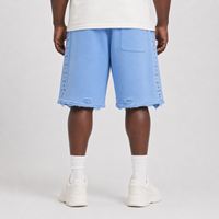Fabricant de vêtements OEM/ODM, shorts de survêtement pour hommes, logo patch, strass thermocollants, shorts décontractés tendance