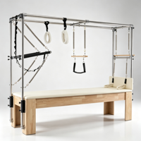 Accessoires de Pilates en bois de caoutchouc Cadillac Full Tower pour la musculation et le fitness OEM