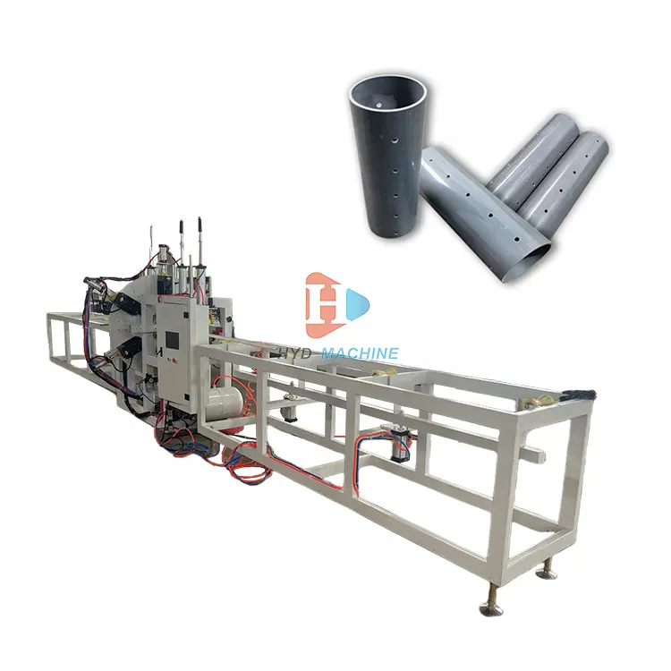 Máquina de perfuração do tubo do PVC/PE/PP máquina plástica da broca tubulação perfurado que faz a máquina para a irrigação agrícola