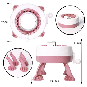 Máquina de Tejer Manual para Niños, Juguete Educativo para Hacer Bufandas, Gorros y Calcetines, Telar Inteligente para Niños - Product Image 4