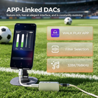 Amplificateur audio pour écouteurs 32/768kHz, amplificateur stéréo professionnel pour la maison, amplificateur de puissance USB C pour voiture, jeux, écouteurs, microphones