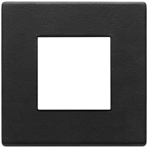 Black Forest Wall <b>Switch</b> 9.5 In Square Black Leather Finish - Product Image 1