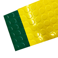Plaque de base en PVC de 2,0 mm, 3 couches, pour l'industrie des sciences de la vie, pour hôpitaux, entrepôts, revêtement de sol en vinyle homogène en rouleau