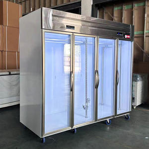 Haute qualité Service Shop Restaurant acier inoxydable suspendu viande affichage réfrigérateur refroidisseur <span class=keywords><strong>congélateur</strong></span> - Product Image 4