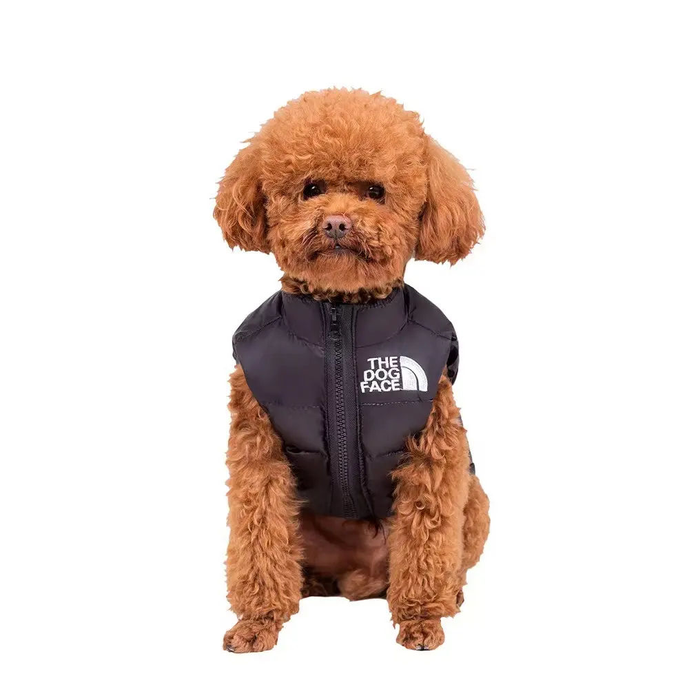 High Quality Good Selling Dog clothes autumn and winter pet dog small dog teddy bear thick warm down clothes waistcoat