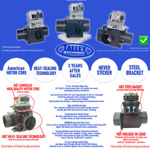 صمام تصريف f860الأصلي للصمام 3 "49 ° ° V 50/60hz Valvula Lavadora صمام الملف اللولبي 260 - Product Image 6