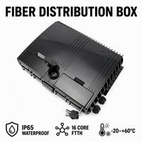 Boîtier de distribution de fibre optique extérieur IP65 FTTH 16 cœurs ODB NAP pour accès terminal