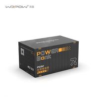 WOPOW PD32 3USB 20000mAh 20W 22.5W Charge rapide, batterie externe universelle et station avec lumière LED, type C, utilisation en extérieur avec câble