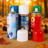 Vente en gros de pulvérisateurs de neige artificielle en mousse pour carnaval, déclencheurs de mousse de neige pour décorations de Noël