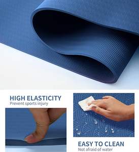 Tapete de Yoga y Fitness de TPE de Doble Cara de 6 mm de Grosor, Ecológico y Antideslizante para Ejercicio - Product Image 5