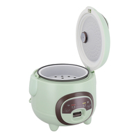 Cuiseur à riz électrique portable multifonctionnel en aluminium antiadhésif, avec cuiseur vapeur, pour usage domestique et hôtelier, en plastique, avec spatule incluse