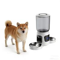 Distributeur automatique intelligent portable 6L à 2 compartiments pour animaux de compagnie, avec caméra, contrôle à distance par application, alimentation programmée, écran LCD, étanche