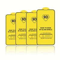 Telapex Vente en gros Couverture entièrement incurvée 9H 9D Protecteur d'écran en verre trempé pour iPhone 16 15 14 13 12 11 Pro Max Xs XR 7 8 Plus