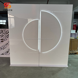 SMOOTH Factory Direct 3D White Led PVC <b>Backdrop</b> <b>Stand</b> Stage Rectangle <b>Backdrop</b> For Outdoor Indoor Decoration - Product Image 5