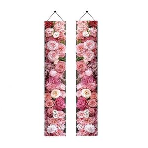 Bandera Personalizada para Puerta, de Tela de Poliéster Tejida de Alta Calidad, con Impresión por Sublimación, Decoraciones para Puerta, Precio Económico al por Mayor - Product Image 1