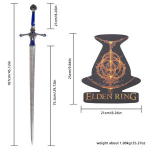Espadas Gemelas de Rellana de Elden Ring de 107 cm - Arma de Cosplay del <span class=keywords><strong>Caballero</strong></span> de la Luna Doble, Artículo de Juego Popular - Product Image 6