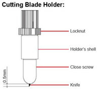 K50 Cuchilla de diamante de corte Roland para corte de plotter Roland