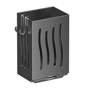 Organisateur mural ménage cuisine support vidange magasin couteaux fourchettes baguettes vaisselle Installation facile baguettes Cage - Product Image 5