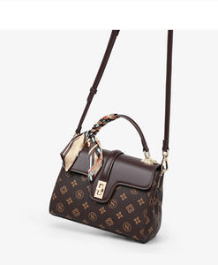 Sac bandoulière tendance en cuir PU souple, style rétro, imprimé personnalisé, pour femme, sac à main pour femme d'âge mûr - Product Image 4