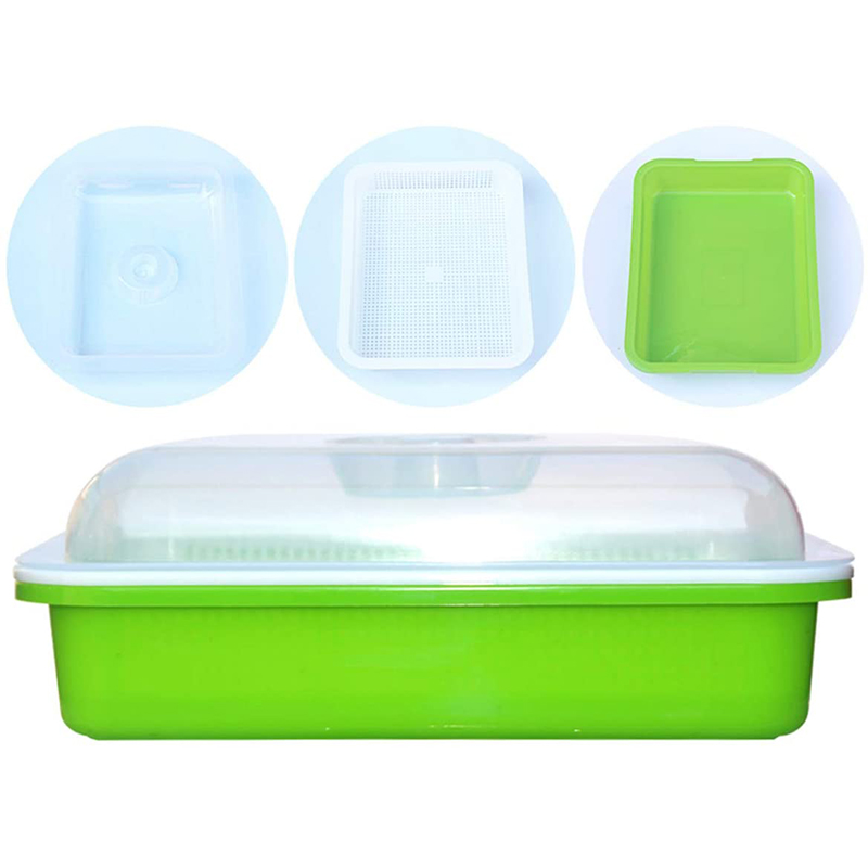 Multilayer Seedling Tray Stand Microgreen Hydroponic Trays Biodegradable