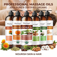 Minyak Pijat Jojoba Profesional SPA 237ml Botol Pompa Grosir OEM ODM