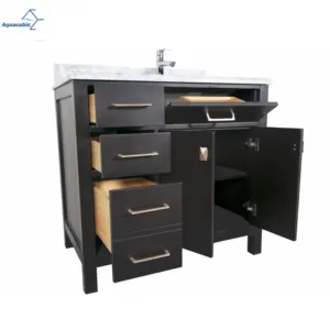 Wooden Or MDF Light Waterproof Modern Bathroom Vanities Cabinets Bathroom