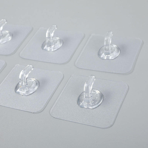 Whole Sale Strong Adhesive Seamless Kook -free Paste <b>Kitchen</b> and Bathroom Wall Load-bearing <b>Hook</b> - Product Image 5