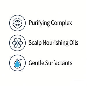 Champú Purificante <span class=keywords><strong>para</strong></span> <span class=keywords><strong>el</strong></span> Cuero Cabelludo con Aceite de Árbol de Té y Extracto de Menta, Calma la Irritación, Clarifica, Refresca, Cuidado del Cuero Cabelludo, Control de Grasa - Product Image 3