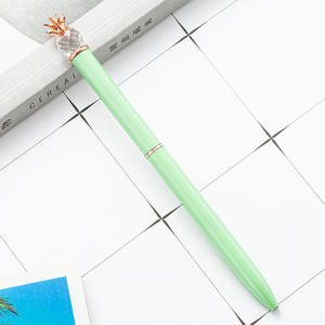 Bolígrafo de Metal con Forma de Piña, Personalizable con Logotipo, Punta de 1.0 mm, Tinta Azul/Negra, Regalo Promocional Novedoso - Product Image 5