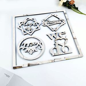 70cm <b>Acrylic</b> Spliced square <b>Frame</b> Mirror Decorative Wall Stickers DIY Multi-combination Wall Stickers - Product Image 4