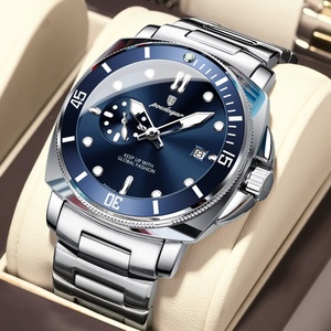 Montres de luxe originales pour hommes, lumineuses, étanches, avec date, montre de bureau pour hommes, acier inoxydable, quartz, montre-bracelet pour homme - Product Image 1