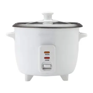 Mini cuiseur à riz personnel 1,8 l, à tambour en acier inoxydable, cuiseur à riz électrique avec revêtement antiadhésif, Pot intérieur, offre spéciale