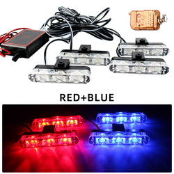 12 LED rouge + bleu