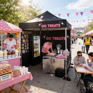 Auvent imperméable personnalisé Sunshine pour salon professionnel, 10 x 10, promotion, <span class=keywords><strong>tente</strong></span> pop-up pour fête, impression professionnelle, tentes pour événements en plein air - Product Image 1