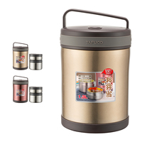 Chauffe-biberons isotherme avec sac, isotherme, isolé, en acier inoxydable, 3 couches, pour le stockage des aliments