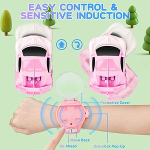 Nouvelles mini-voitures télécommandées 2.4G de course TikTok, contrôlées par montre, voiture RC - Product Image 2