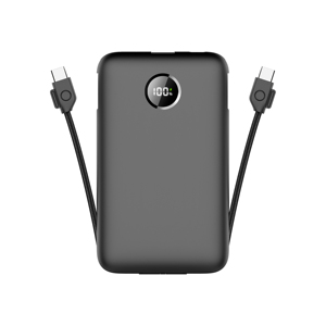 Batería Externa 2026 con Cable, Precio de Fábrica, Batería Externa Tipo Tarjeta de Crédito de 10000 mAh con Dos Cables Integrados para Todos los Teléfonos - Product Image 6