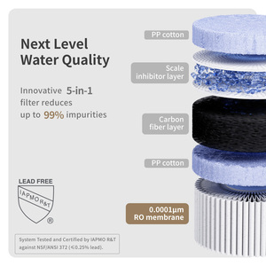 Système de filtration d'eau par osmose inverse pour comptoir OEM ODM avec purificateur d'eau RO à eau chaude instantanée - Product Image 3
