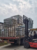 Maille carrée en fil de fer galvanisé haute résistance, gabions soudés, barrière défensive avec pliage pour bastion, contrôle des inondations
