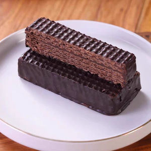 Venta al por mayor Halal Certificado Saludable Chocolate Snack Sandwiches Alta calidad Exótico 0 Caña Azúcar Oblea Galletas Textura Crujiente Dulce - Product Image 5
