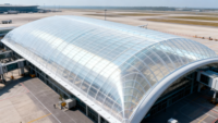 Dôme gonflable à membrane autoportante de haute qualité, moderne, toutes saisons, pour stades sportifs, terrains de tennis, résistant au feu