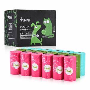 Bolsas para excremento de perro, para limpieza en el hogar y exteriores, recambio de bolsas para basura de mascotas, coloridas, con aroma a lavanda, 270 unidades - Product Image 1