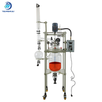 Réacteur en verre Yangmai neuf scellé anti-corrosion 10L 20L (Cuve de réaction) avec moteur multi-ports pour la synthèse organique