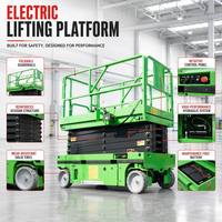 Plateforme élévatrice à ciseaux électrique autopropulsée 6m 8m 10m 12m