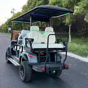 HKBG 2025 Nuevo Diseño Carro de Golf de Alta Calidad con Opción de Batería de 48V, 7-8 Asientos, Alcance de 70-90km, Acero Reforzado, Nuevo Diseño 2025 - Product Image 3